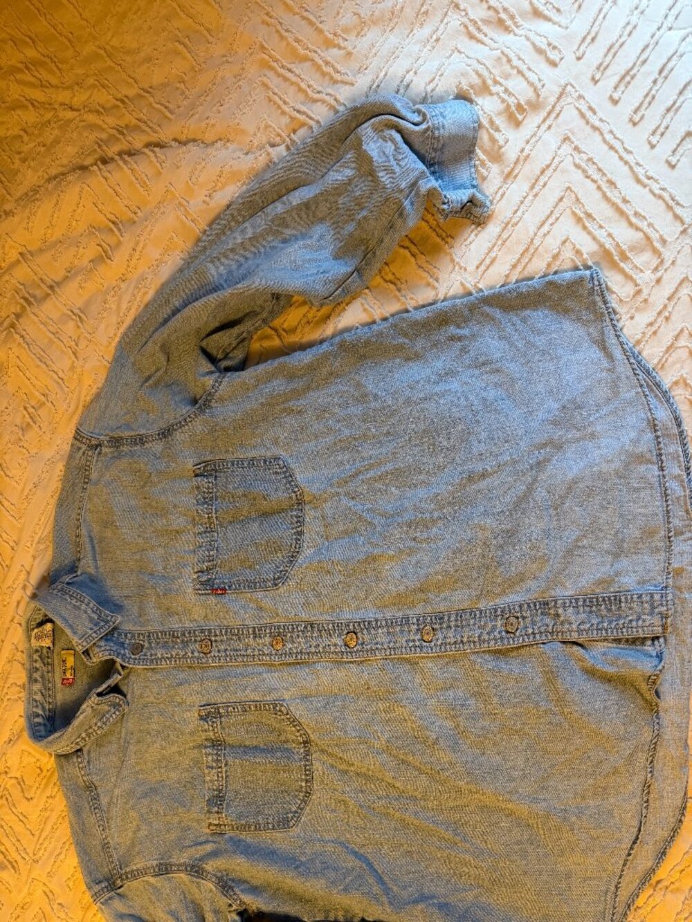Vintage Y2K Levi's Red Tab Denim Shirt - Small